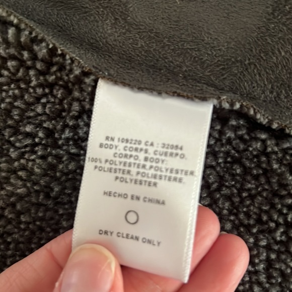 Velvet Graham & Spencer Faux Suede/Shearling Vest (Sz S) - Picture 9 of 16